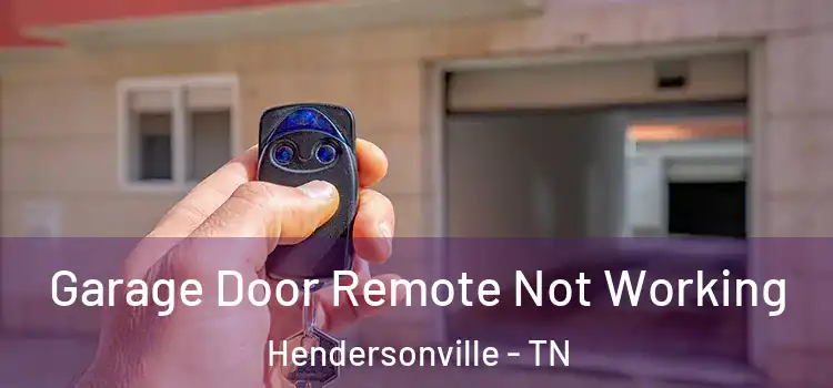  Garage Door Remote Not Working Hendersonville - TN