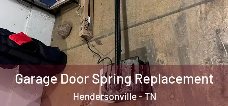  Garage Door Spring Replacement Hendersonville - TN