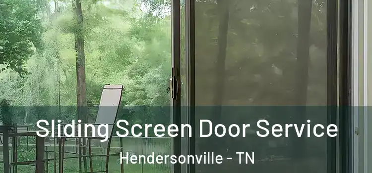 Sliding Screen Door Service Hendersonville - TN